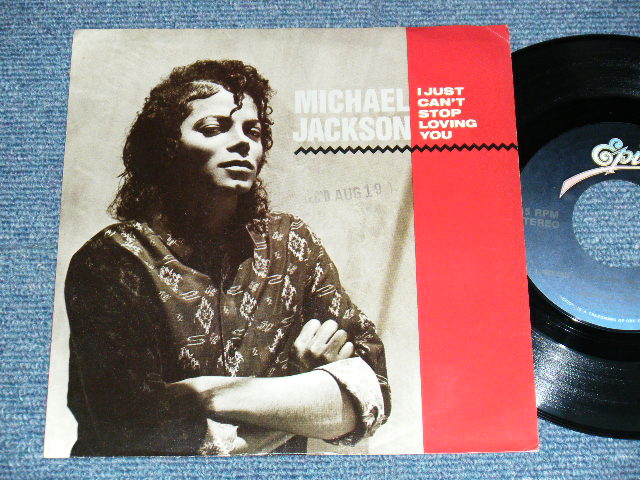 画像1: MICHAEL JACKSON  with SIEDAH GARRETT - A) I JUST CAN'T STOP LOVING YOU  B)BABY BE MINE (Ex+++/Ex+++) / 1987 UA S AMERICA ORIGINAL Used  7" Single with Picture sleeve 