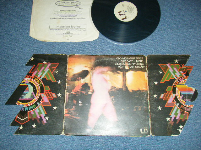 画像1: HAWKWIND - IN SEARCH OF SPACE (GIMMIC COVER) (VG-/VG+++ TEAR, NOISY) / 1971 UK ENGLAND ORIGINAL Used LP