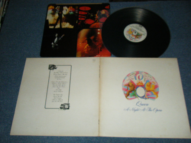 画像1: QUEEN -  A NIGHT AT THE OPERA  (With CUSTOM INNER)  (Matrix #A) YAX 5063-4 2 GM BLIA'S B) YAX 50+4-4 BLAIR'S 2 GDG) (Ex++/Ex+++ B-3:Ex) / 1975 UK ENGLAND ORIGINAL ''Crest design © Queen Production Ltd 1975'' Used LP 