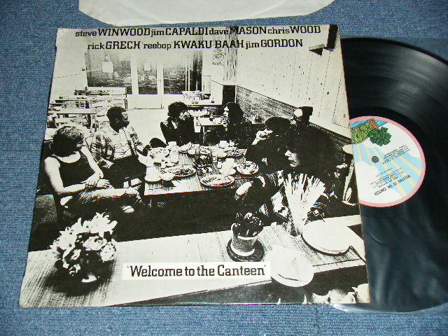 画像1: TRAFFIC - WELCOM TO THE CANTEEN (Ex++/Ex+++ B-1:Ex++ Looks:Ex) / 1971 UK ENGLAND ORIGINAL 1st Press "PINK RIM LABEL" Used LP 