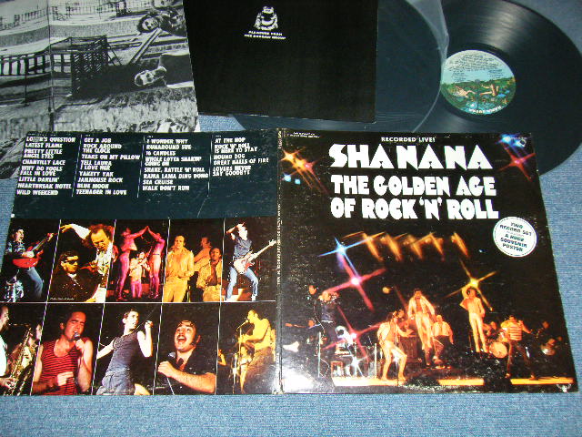 画像1:  SHA NA NA - THE GOLDEN AGE OF ROCK 'N' ROLL (With POSTER) (Ex++/MINT- BB) /  1973 US AMERICA ORIGINAL Used 2-LP's