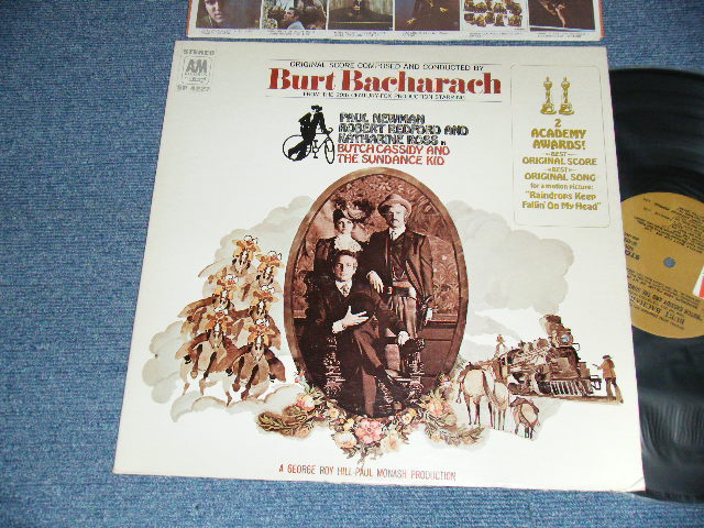 画像1: ost BURT BACHARACH - BUTCH CASSIDY And THE SUNDANCE KID (Matrix #A)A&M CSG-SP4353-1G ▵414032 MR B)A&M CSG-SP4354-1G ▵414032-X(5))  "MONARCH Press in CA" (Ex++/Ex++) / 1969 US AMERICA ORIGINAL "1st Press BROWN Label" Used LP