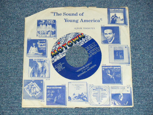 画像1: MICHAEL JACKSON - A) Rockin' Robin   B) Love Is Here And Now You're Gone  (- / Ex++, Ex++) / 1972 US AMERICA ORIGINAL  Used  7" Single  