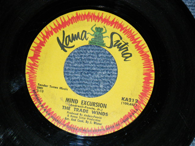 画像1: THE TRADE WINDS - A)MIND EXCURSION  B)LITTLE SUSAN'S DREAMIN' (Ex- Looks:VG+++/Ex- Looks:Ex-) / 1966 US AMERICA ORIGINAL Used 7" 45 rpm Single