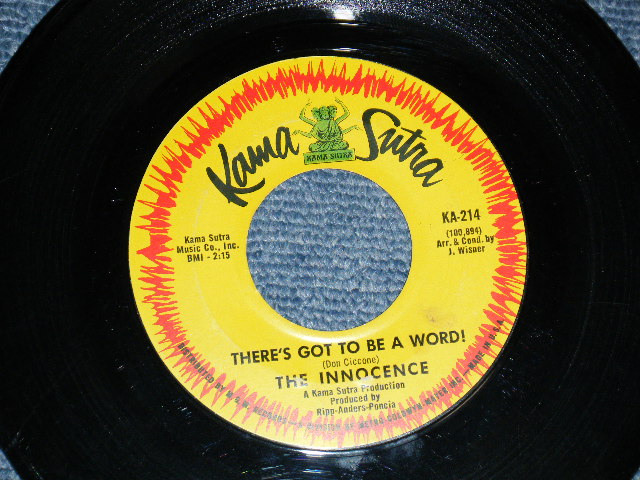 画像1: THE INNOCENCE (Produced by ANDSERS & PONCIA) - A) THERE'S GOT TO BE A WORLD  B) I DON'T WANNA BE SROUND YOU (Ex++/Ex++ WOL) / 1966 US AMERICA ORIGINAL Used 7" Single 