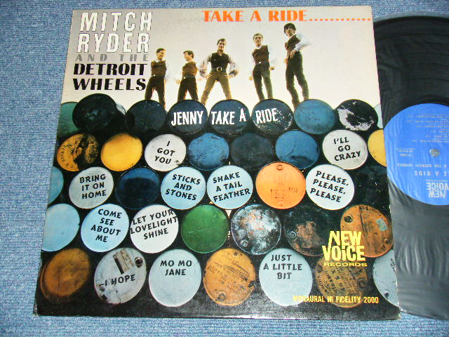 画像1: MITCH RYDER and the DETROIT WHEELS - TAKE A RIDE (E++/Ex++)  / 1966 US AMERICA ORIGINAL "BLUE Label" MONO Used LP 
