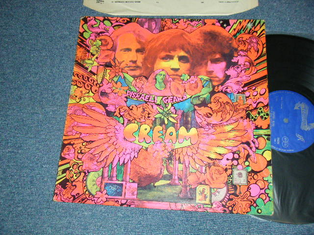 画像1: CREAM - DISRAELI GEARS (Matrix # A) A-2  B) B-3) (Ex++/Ex+++)  / 1968 UK ENGLAND 2nd Press "LAMINATED on FRONT COVER Only" STEREO Used LP