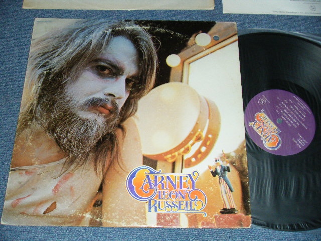 画像1: LEON RUSSELL - CARNEY (With INSERTS) (Matrix #A)SW-1-8911-F2 #2 --◁ B)SW-2-8911-F２ --◁  "WINCHESTER Press in VIRGINIA"(Ex+/Ex++ Looks:MINT- BB for PROMO) / 1972 US AMERICA ORIGIAL "PROMO" 1st Press"Dist.'CAPITOL' Label" Used LP 