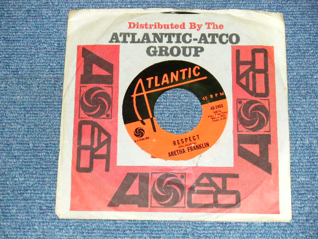 画像1: ARETHA FRANKLIN - A) Respect   B)Dr. Feelgood (MINT-/Ex++) /1969 US AMERICA ORIGINAL Used 7"45 