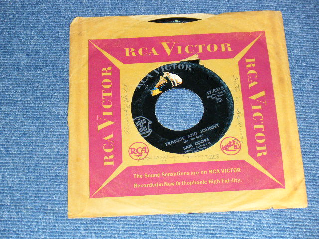 画像1: SAM COOKE - A)Frankie And Johnny   B)Cool Train  (Ex+/Ex+) / 1963 US AMERICA ORIGINAL Used 7" 45rpm SINGLE 