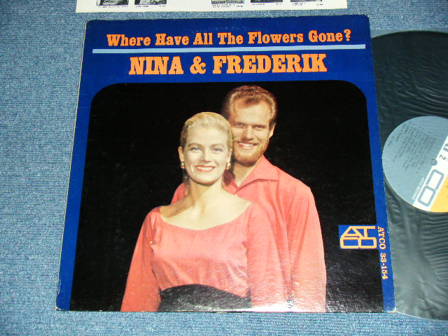 画像1: NINA & FREDERIC - WHERE HAVE ALL THE FLOWER (Ex++/MINT- GRACK) / 1963 US AMERICA ORIGINAL 1st Press "GOLD & GRAY Label" MONO Used LP