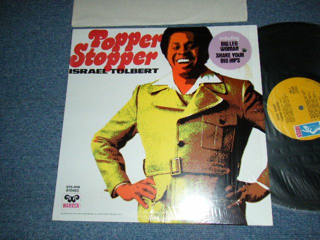 画像1: ISRAEL TOLBERT - POPPER STOPPER (MINT/MINT BB) / 1971 US AMERICA ORIGINAL 1st Press "YELLOW Label" Used LP