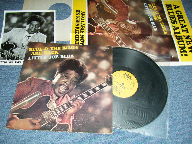 画像1: Little Joe Blue - Blue & The Blues Are Back (With PHOTO & POSTER for PROMO?) (Ex+/Ex+++ A-4:Ex+ EDSP) / 1978 US AMERICA ORIGINAL "PROMO" Used LP