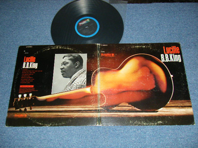 画像1: B.B.KING  B.B. KING - LUCILLE (Ex/Ex+++ A-1:Ex+ BB) / 1968 US AMERICA 2nd Press / RE-PRESS "BLACK with BLUE RIM Label" Used LP