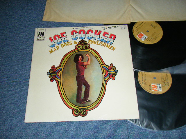 画像1: JOE COCKER - MAD DOG & ENGLISHMEN (Matrix #  A)AMLS 6002 A1 B)AMLS 6002 B1 C)AMLS 6002 C1 D)AMLS 6002 D1)Ex+++/MINT- SWOFC) / 1970 UK ENGLAND ORIGINAL 1st Press "BROWN/MASTERED LABEL" Used 2-LP's 