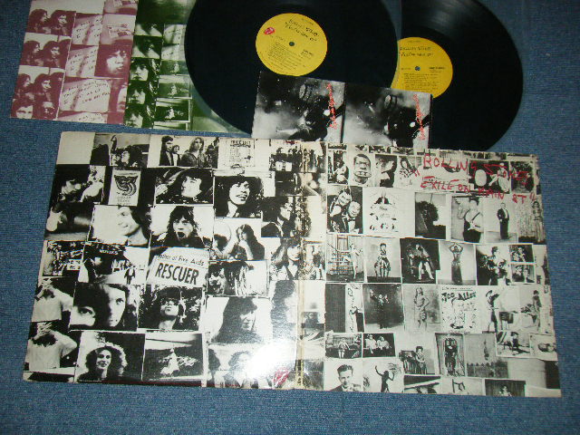 画像1: ROLLING STONES - EXILE ON MAIN ST. (With Complete POSTCARDS)(With Original CUSTOM Inner Sleeves by HARD PAPER) (Matrix #A)ST-RS-722507-CCC-1 PR [ARTISAN Mark] Rolling Stones Records   B)ST-RS-722508-CCC-1 PR [ARTISAN Mark] D Rolling Stones Records  C)ST-RS-722509-BBB-1-111 PR[ARTISAN Mark] Rolling Stones Records  D)ST-RS-722510-CCC-1-11) "RI / RICHMOND Press in INDIANA" (Ex+/MINT- Looks:Ex+++) / 1972 US AMERICA ORIGINAL Used 2 LP's