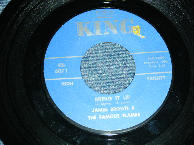 画像1: JAMES BROWN - A)BRING IT UP   B) NOBODY KNOWS (Ex++/Ex++) 1967 US AMERICA ORIGINAL "BLUE Label" Used 7" 45 rpm Single  