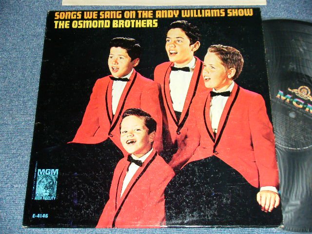画像1: THE OSMOND BOTHERS - Songs We Sang On The Andy Williams Show (Ex++/Ex+++) / 1963 US AMERICA ORIGINAL "MONO" Used LP 