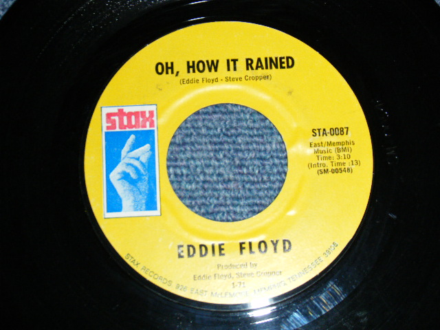 画像1: EDDIE FLOYD - A) Oh, How It Rained   B) When My Baby Said Goodbye (Ex++/Ex++) / 1971 US AMERICA ORIGINAL Used 7" 45rpm Single