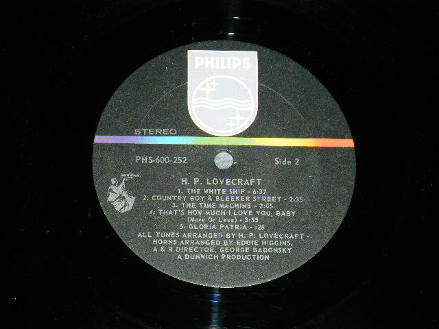 画像10: H.P. LOVE CRAFT - H.P. LOVE CRAFT  (Ex+/MINT- TAPE SEAM EDSP) / 1967 US AMERICA ORIGINAL "STEREO" Used LP  