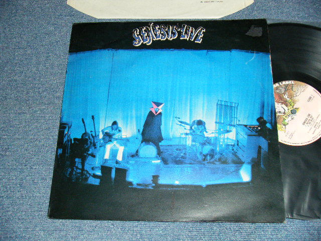 画像1: GENESIS - LIV E(Matrix # A)CLASS1-2U 1 T PORKY  B)CLASS 1-1U 3 HG) (Ex++/Ex++) / 1973? UK ENGLAND "2nd Edition, Large Hatter Labels"  Used LP 