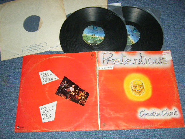画像1: GENTLE GIANT - PRETENTIOUS (VG+++/Ex+++ BB, TEAR) / 1977 UK ENGLAND ORIGINAL Used 2-LP