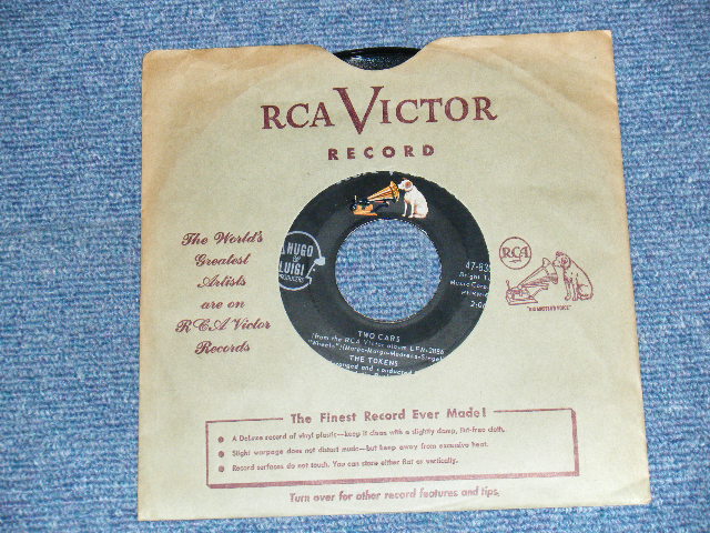 画像1: The TOKENS - A)Two Cars   B) Let's Go To The Drag Strip (HOT-ROD Songs) (Ex++/Ex++) / 1964 US AMERICA ORIGINAL Used 7" 45 rpm