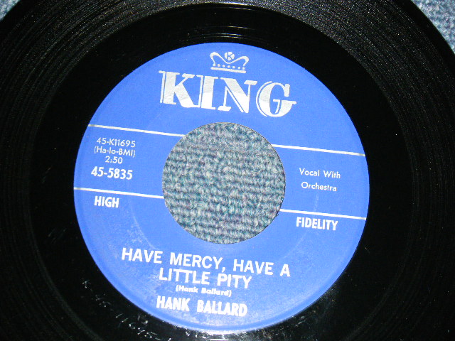 画像1: HANK BALLARD & THE MIDNIGHTERS - A)Have Mercy, Have A Little Pity   B)Don't Let Temptation (Turn You 'round) (Ex+++/Ex+++) / 1964 US AMERICA ORIGINAL Used 7" Single  