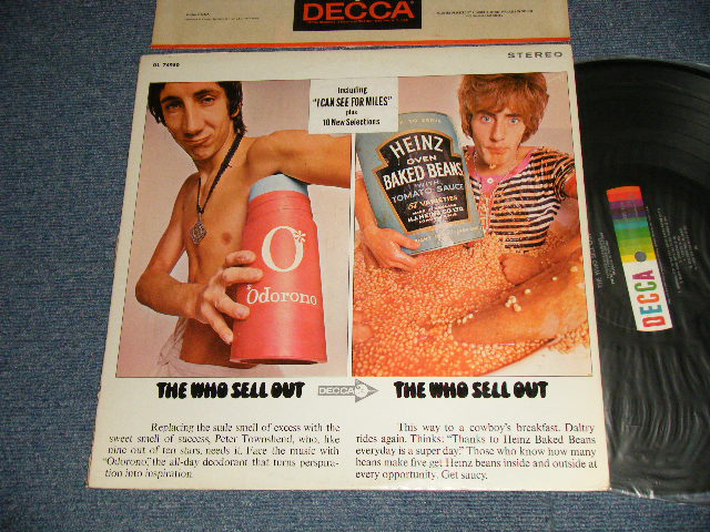 画像1: THE WHO - THE WHO SELL OUT (With HYPE SEAL) (Matrix #A)911284-9  B)911285-2) (Ex++/MINT- EDSP) / 1967 US AMERICA ORIGINAL STEREO Used LP
