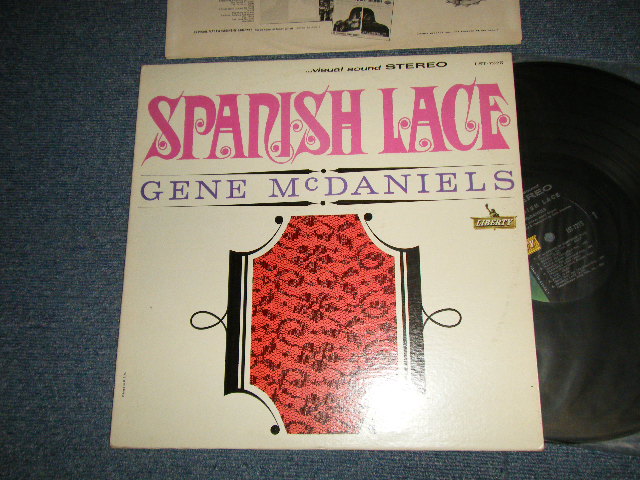 画像1: GENE McDANIELS (EUGENE MCDANIELS) - SPANISH LACE (MINT-, Ex++/MINT- SWOBC) / 1960 US AMERICA ORIGINAL STEREO Used LP   