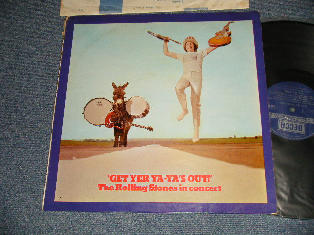 画像1: ROLLING STONES - GET YER YA-YA'S OUT (Matrix # 1W/1W) (Ex+/Ex++) / 1970 UK ENGLAND RE-PRESS "1st Press Label"  Used LP 