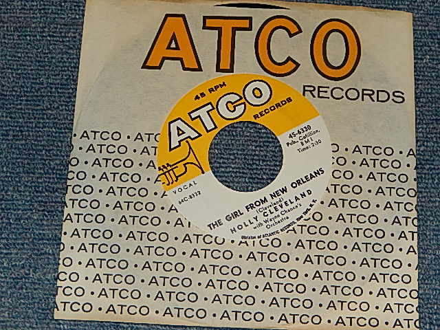 画像1: Holly Cleveland (NEW ORLEANS SWAMP R&B)- A) Sailor's Farewell   B)The Girl From New Orleans (Ex++/Ex++) / 1964 US AMERICA ORIGINAL Used 7" Single  