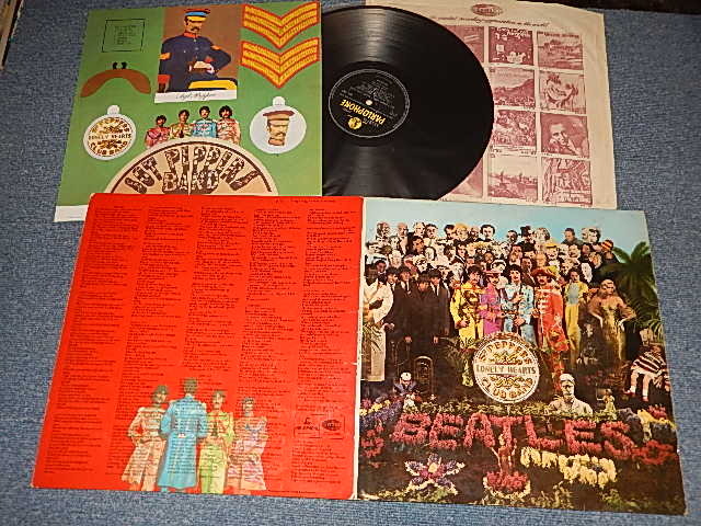 画像1: The BEATLES -  SGT.PEPPERS LONELY HEARTS CLUB BAND (With CUT OUTS & NOT Custom Inne)  (Matrix #A) YEX 637-1 2 GMP B) YEX 638-1 4 GAO) ( Ex+++/Ex++, Looks:Ex) / 1967 UK ENGLAND  ORIGINAL "YELLOW Parlophone  Label" Used LP  