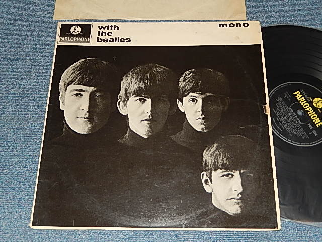 画像1: THE BEATLES - WITH THE BEATLES (Matrix #A)YEX 447-5N 3 OO B)YEX 448-5N 3 OT) "Jacket:GOT A HOLD" Label: GOT A HOLD"/"Dominion")  (Ex++/Ex++) / 1967 Version? UK ENGLAND ORIGINAL "YELLOW PARLOPHONE" MONO Used LP