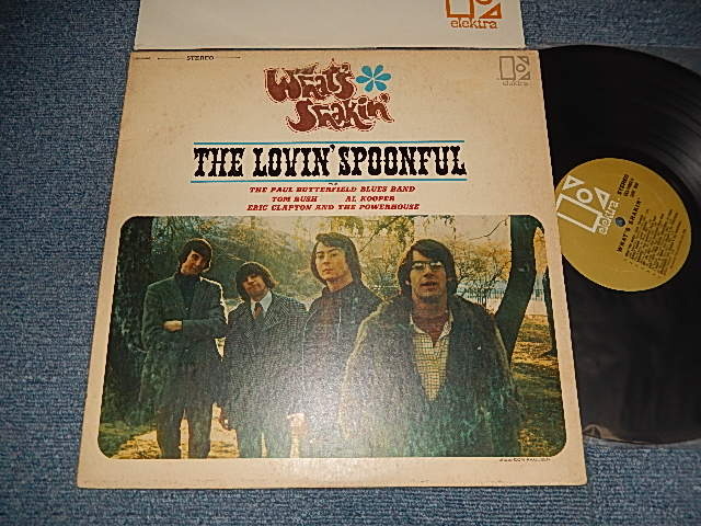 画像1: The LOVIN' SPOONFUL,PAUL BUTTERFIELD BLUES BAND,TOM RUSH,AL KOOPER,ERIC CLAPTON AND THE POWERHOUSE - WHAT'S SHAKIN' (Matrix #A) EKS-74002 A3  RE MR ▵9246 B) EKS-74002 B1 MR ▵9246-X) "MR/MONARCH Press in CA"  (Ex+/Ex++ Looks:Ex)   / 1966 US AMERICA ORIGINAL 1st Press "GOLD Label" STEREO Used LP