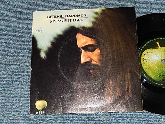 画像1: GEORGE HARRISON (THE BEATLES) - A) MY SWEET LORD    B) WHAT IS LIFE (Ex++/Ex+++ WOFC, WOL) / 1971 UK ENGLAND ORIGINAL Used 7" Single  With PICTURE SLEEVE