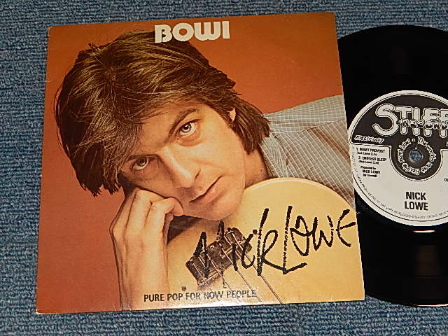 画像1: NICK LOWE - BOWL (MINT-/MINT-) / 1977 UK ENGLAND ORIGINAL Used 7" EP with PICTURE SLEEVE