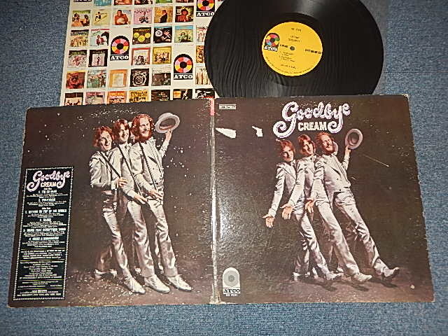 画像1: CREAM - GOODBYE CREAM (Matrix #A)ST-C-681753-E-1 12 MG/LU B)ST-C-681514-E-1 MG LU) "MGM Press in NJ" (VG++, Ex, Ex++/Ex+ Looks:Ex+++ BB, EDSP) / 1969 US AMERICA ORIGINAL 1st Press "YELLOW with 1841 BROADWAY Label" Used LP