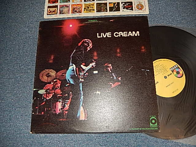 画像1: CREAM - LIVERCREAM (A)ST.C-701847-AA MO (MR) Σ ⌐ AT △14617  B)C-701850-AA-MO(MR) T △14617-X Σ ⌐ AT)"MO/MONARCH Press in CA" (Ex++/MINT-) /1970 US AMERICA ORIGINAL 1st Press "YELLOW with 1841 BROADWAY Label" Used LP