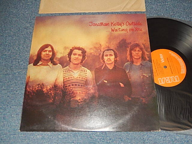 画像1: JONATHAN KELLY'S OUTSIDE - ... WAITING ON YOU  (With INSERTS) (Ex+/MINT-)  / 1974 UK ENGLAND ORIGINAL Used LP