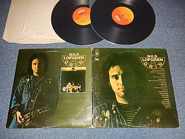 画像1: NILS LOFGREN - GRIN / 1+1  (Ex++/Ex+++ Looks:Ex+++ SWOBC) / 1976 UK ENGLAND ORIGINAL "2 on 1 JACKET"  Used 2-LP 