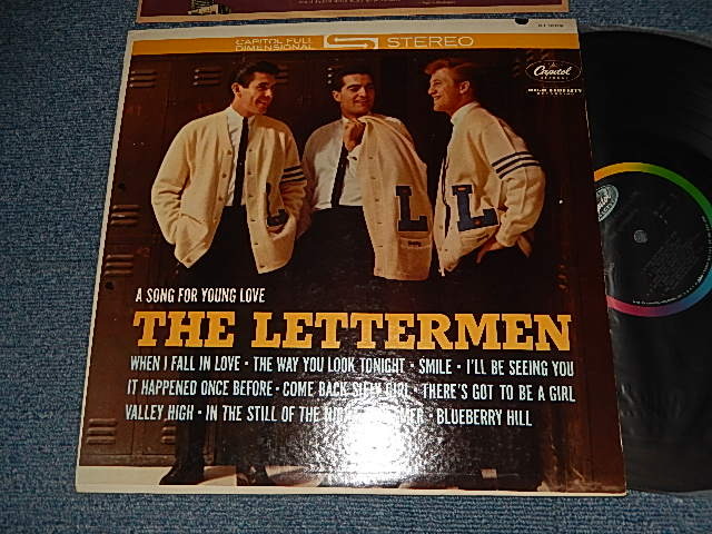 画像1: THE LETTERMEN - A SONG FOR YOUNG LOVE (Ex+/Ex+) / 1962 US AMERICA ORIGINAL "BLACK with RAINBOW Label" LP 