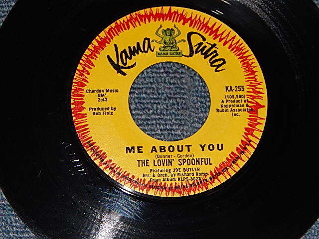画像1: The LOVIN' SPOONFUL - A) ME ABOUT YOU   B) AMAZING AIR (Ex++/Ex+++)  / 1969 US AMERICA ORIGINAL  Used  7" Single 