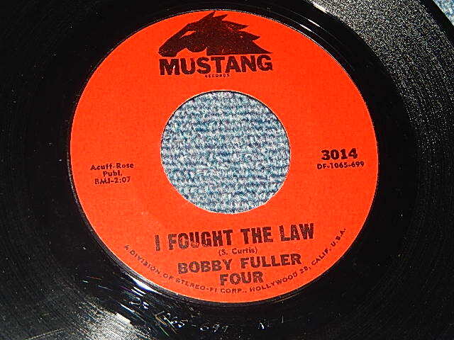 画像1: BOBBY FULLER FOUR - A) I FOUGHT THE LAW  B) LITTLE ANNIE LOU  (MINT-/Ex+++)  / 1966 US AMERICA ORIGINAL Used  7"Single 