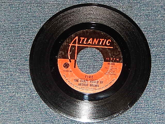 画像1: THE CRAZY WORLD OF ARTHUR BROWN - A)FIRE   B)REST CURE (Ex++/Ex++)   / 1968 US AMERICA 1st Press Used 7" Single
