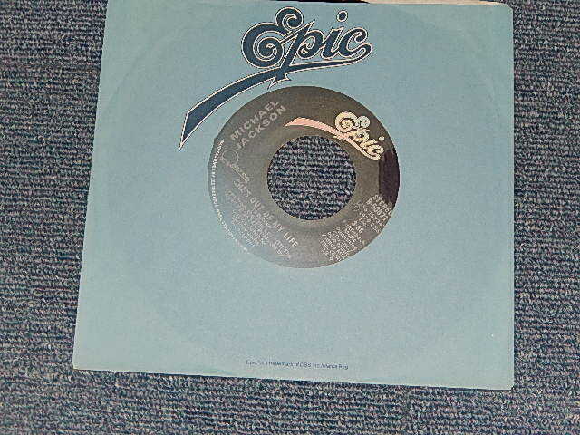 画像1: MICHAEL JACKSON - A) SHE'S OUT OF MY LIFE   B)GET ON THE FLOOR (MINT-/MINT-) / 1979 UA S AMERICA ORIGINAL Used 7" Single 