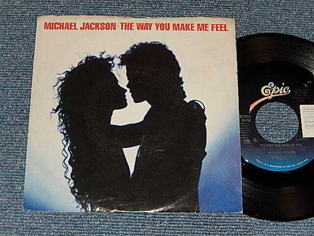 画像1: MICHAEL JACKSON - A)The Way You Make Me Feel  B)The Way You Make Me Feel (Instrumental) (Ex+++/MINT-) / 1988 UA S AMERICA ORIGINAL Used 7" Single with Picture sleeve 