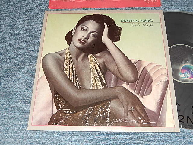 画像1: MARVA KING - FEELS RIGHT (With CUSTOM INNER) (Ex++/Ex+++) /  1981 US AMERICA ORIGINAL Used LP