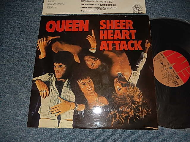 画像1: QUEEN - SHEER HEART ATTACK (With CUSTOM INNER)(Matrix #A)YAX-4881-3U 2 RMTML-S B)YAX-4682-4U RH) (MINT-/MINT) / 1974 UK ENGLAND ORIGINAL Used LP