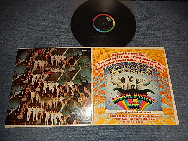 画像1: THE BEATLES -  MAGICAL MYSTERY TOUR (Matrix #A) SMAL-1-2835-B22  [IAM in TRIANGLE] B) SMAL-2-2835-A23 #4  [IAM in TRIANGLE]) "SCRANTON Press in PENSILLVANIA" (Ex++/Ex+++ B-2,3:VG++) / 1967 US AMERICA  ORIGINAL 1st Press "BLACK With RAINBOW Label" STEREO  Used LP